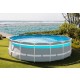 Piscina fuoriterra Intex 26730 Prism Clearview Premium 488 x 122 cm pompa